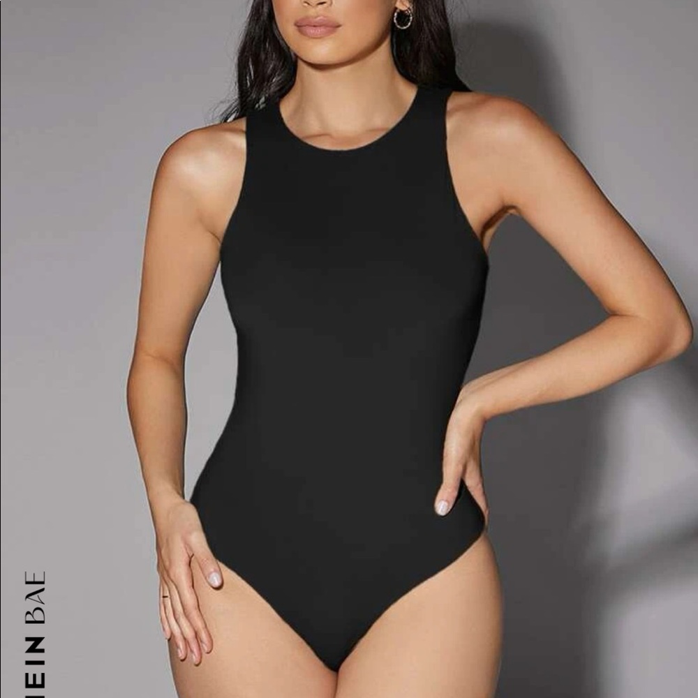 NWT size L Shein Black body suit
